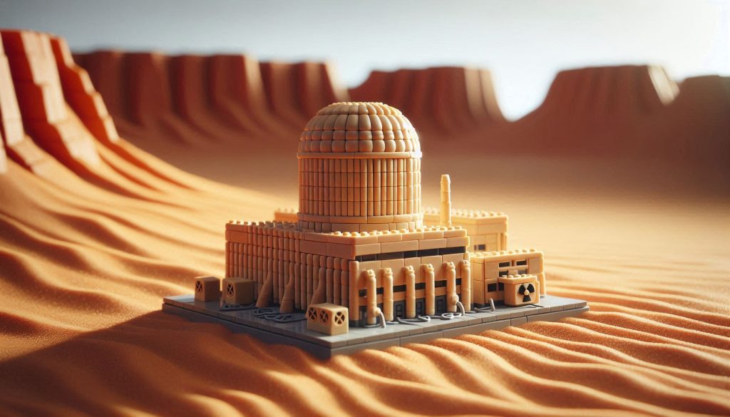 A nuclear facility in Iran (AI generated).